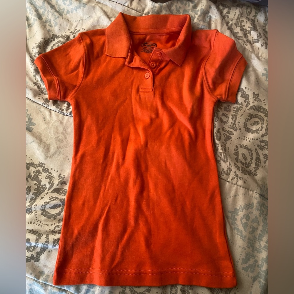 ORANGE SCHOOL SHIRT (girl)